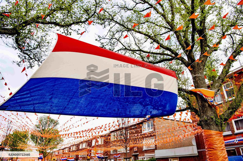 Orange Streets For The European Football 2021 - The Hague