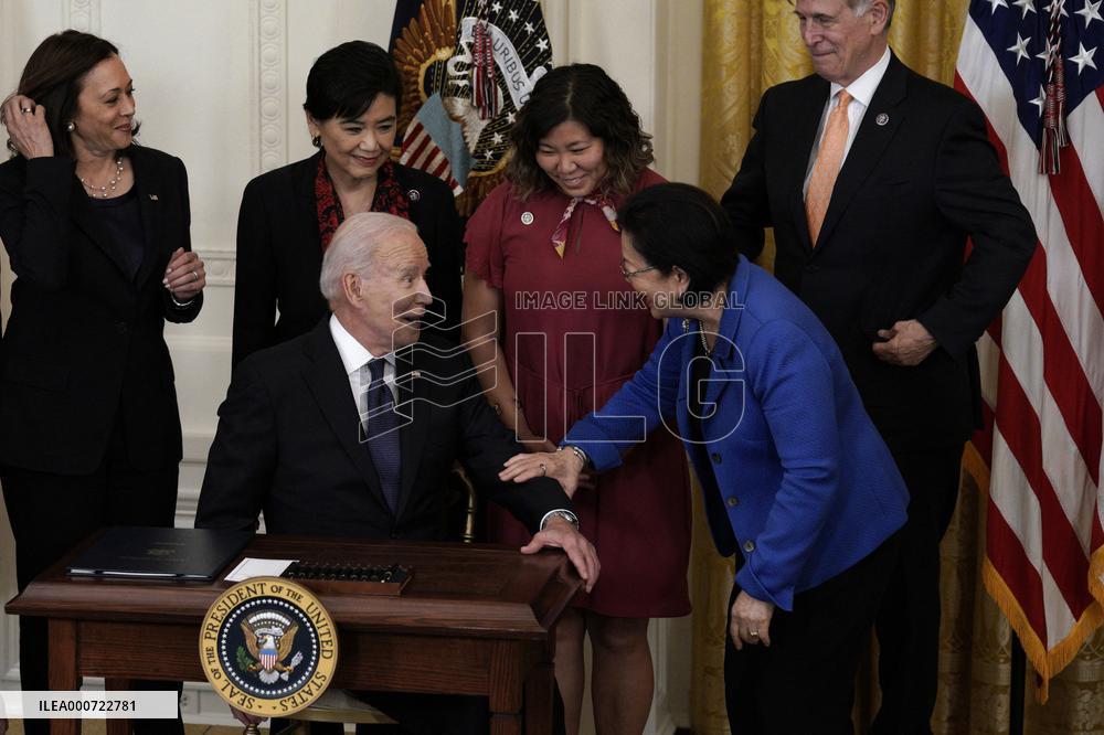 Joe Biden signs COVID-19 Hate Crimes Act - Washington