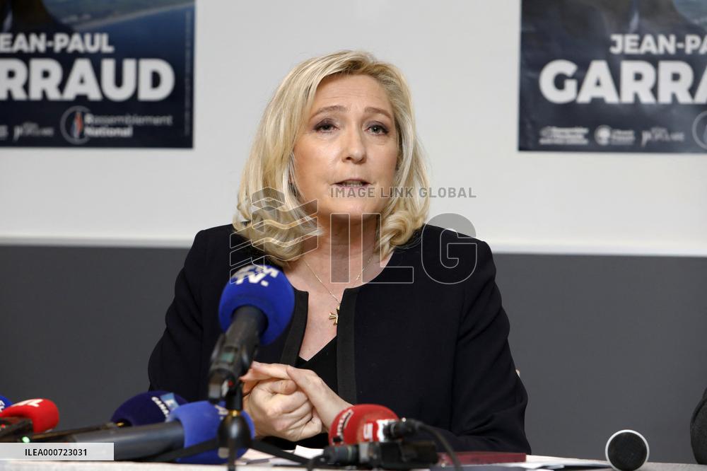 Marine Le Pen Campaigns - Nimes