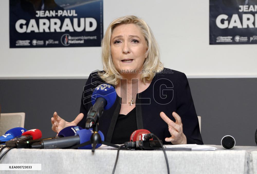 Marine Le Pen Campaigns - Nimes