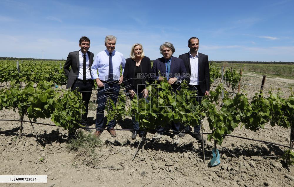 Marine Le Pen Campaigns - Nimes
