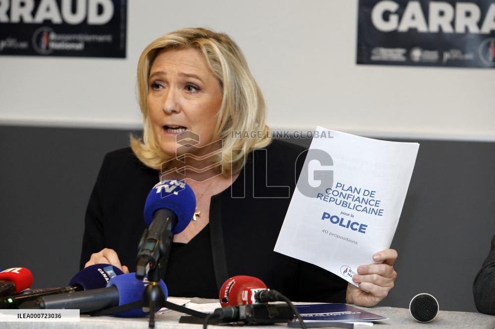 Marine Le Pen Campaigns - Nimes