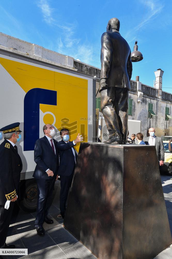 Jean Castex And Christian Estrosi Visit A Market - Nice