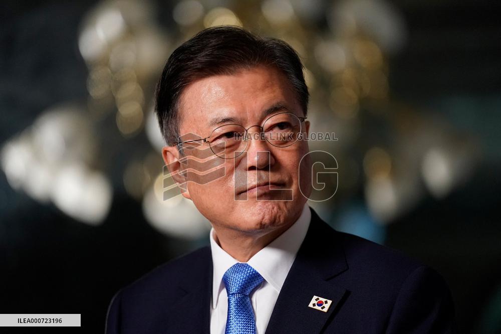 Vice President Harris Meets With South Korea's President Jae-In - Dc