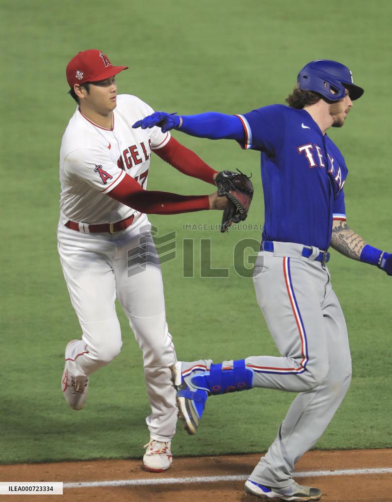 Baseball: Rangers vs. Angels