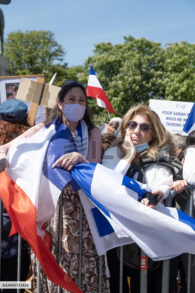 French protesters demand trial for Sarah Halimi's killer