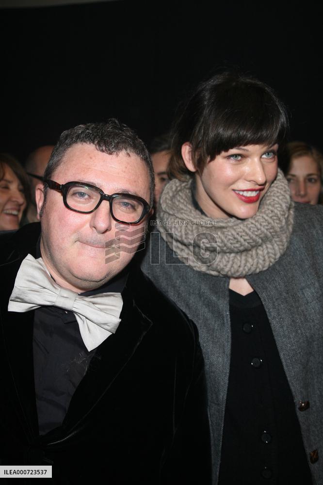 Celebs at Lanvin Fashion Show - Paris