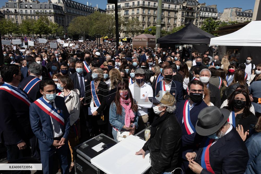 French protesters demand trial for Sarah Halimi's killer
