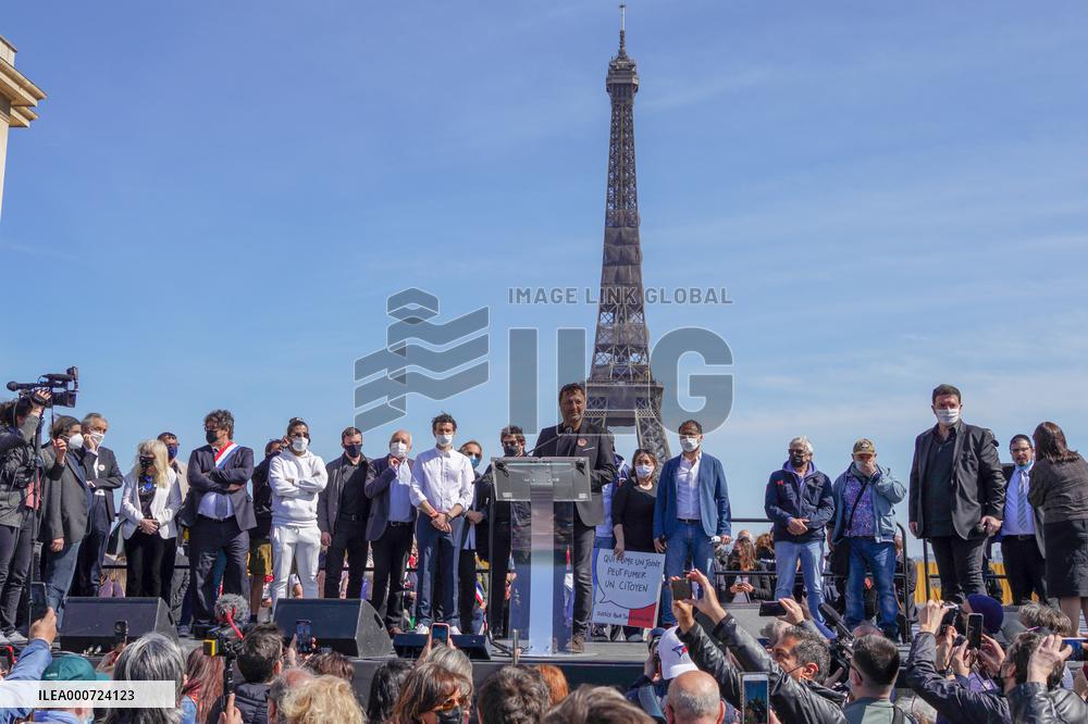 Justice For Sarah Halimi rally - Paris