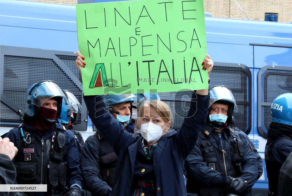 Alitalia Employees Demonstration - Rome