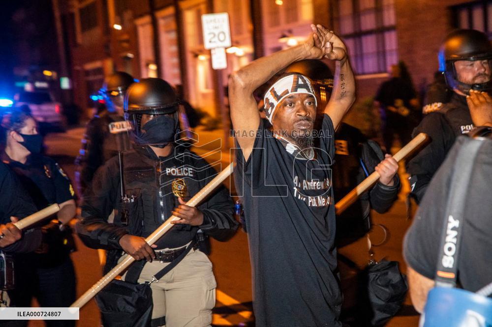 Protest Over Andrew Brown Shooting - Elizabeth City