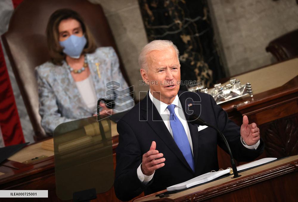 Biden Delivers First Joint Address To Congress - Washington