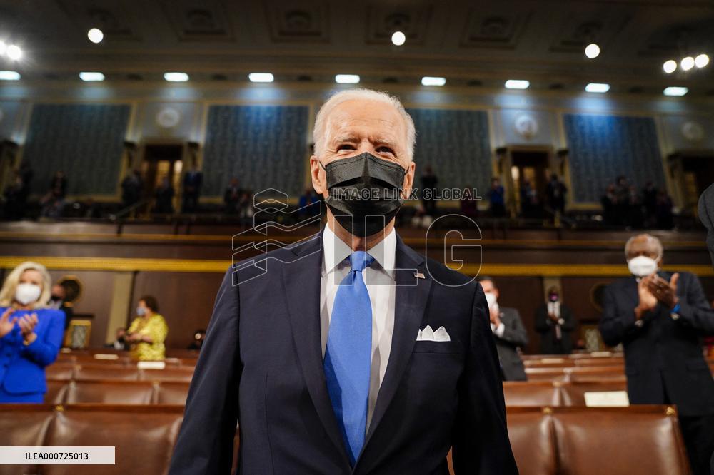 Biden Delivers First Joint Address To Congress - Washington