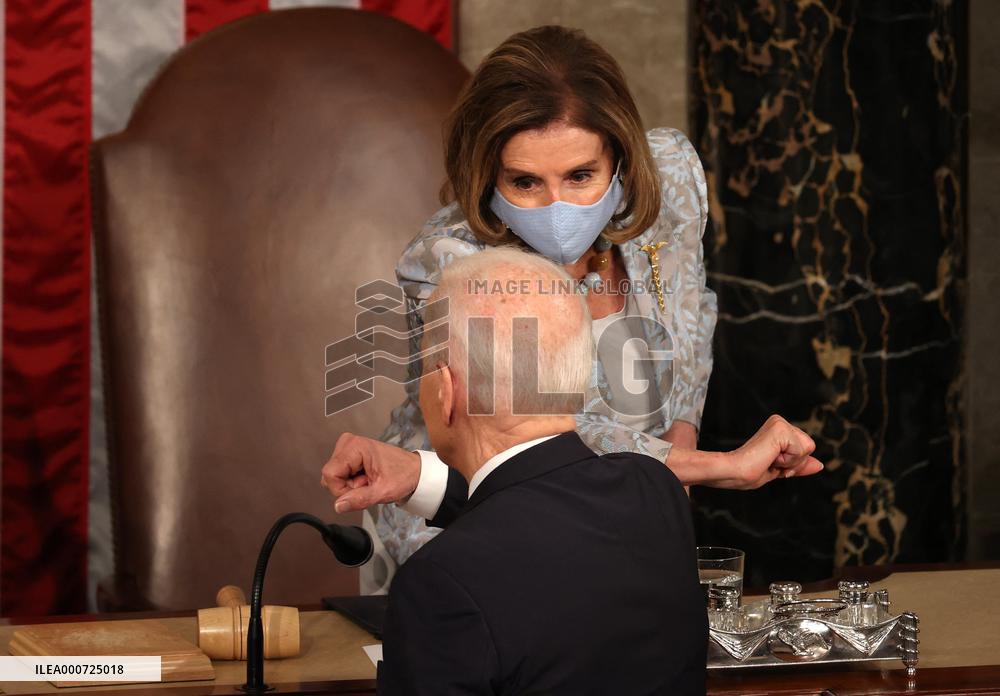 Biden Delivers First Joint Address To Congress - Washington