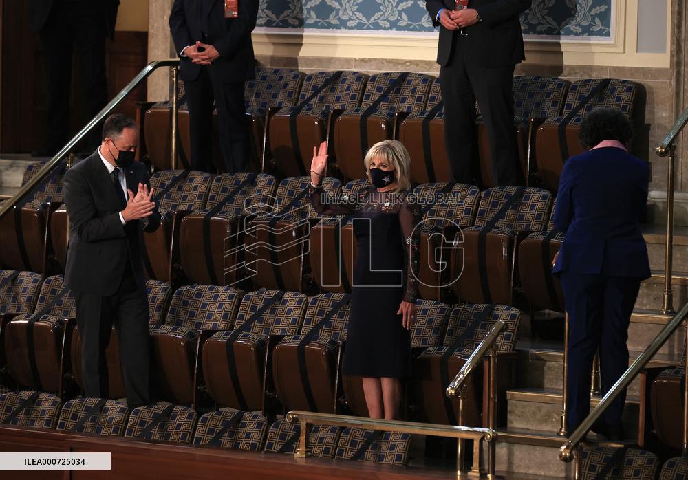 Biden Delivers First Joint Address To Congress - Washington