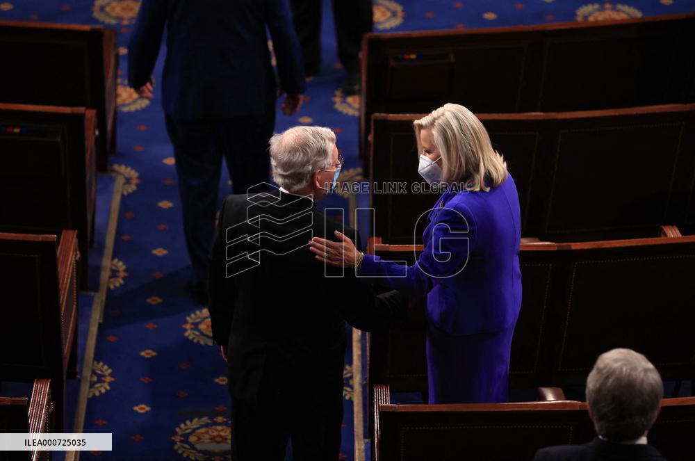 Biden Delivers First Joint Address To Congress - Washington