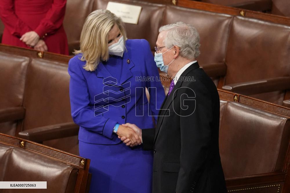 Biden Delivers First Joint Address To Congress - Washington