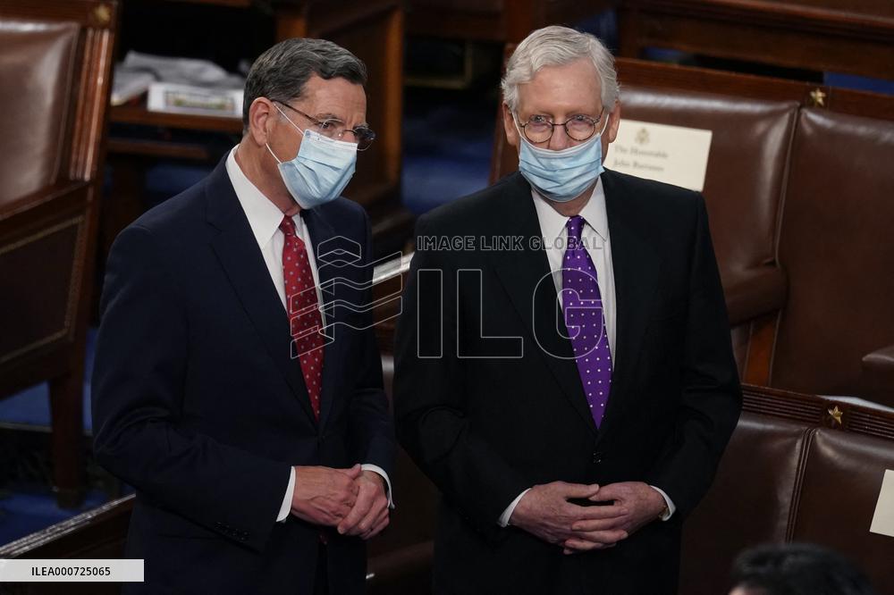Biden Delivers First Joint Address To Congress - Washington