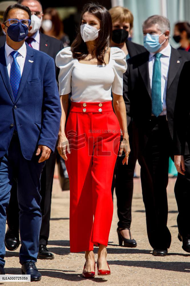 Queen Letizia At The 4th Congress About Strange Diseases - Murcia
