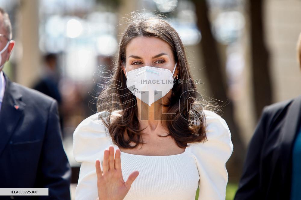 Queen Letizia At The 4th Congress About Strange Diseases - Murcia