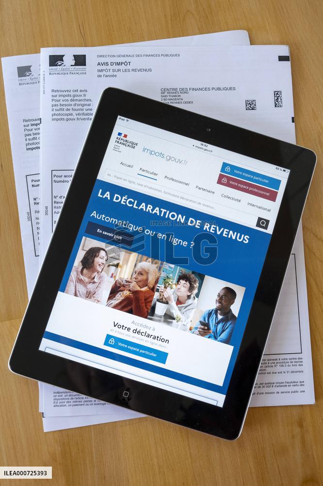 Online Tax Declaration - France