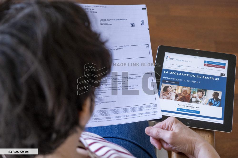 Online Tax Declaration - France
