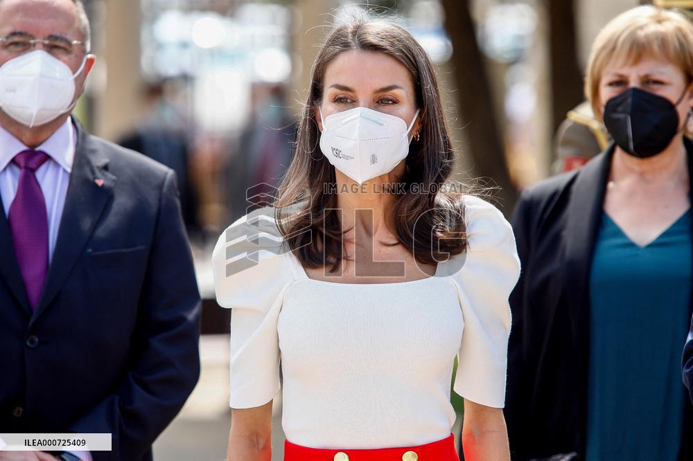 Queen Letizia At The 4th Congress About Strange Diseases - Murcia