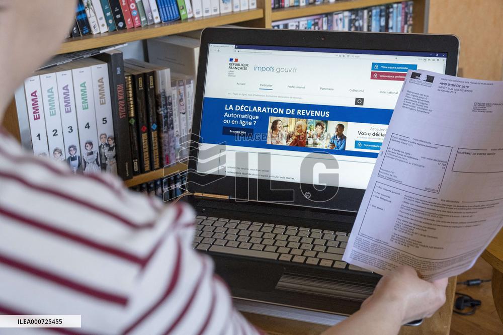 Online Tax Declaration - France