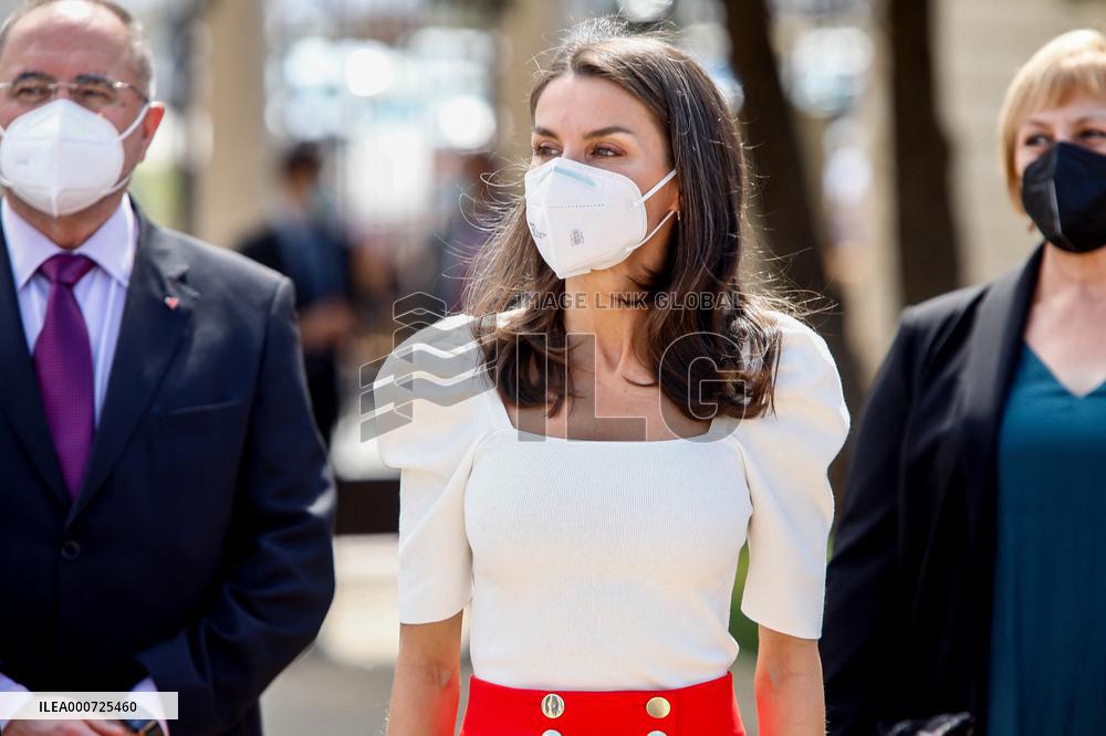 Queen Letizia At The 4th Congress About Strange Diseases - Murcia