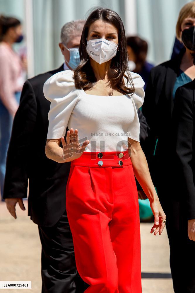 Queen Letizia At The 4th Congress About Strange Diseases - Murcia