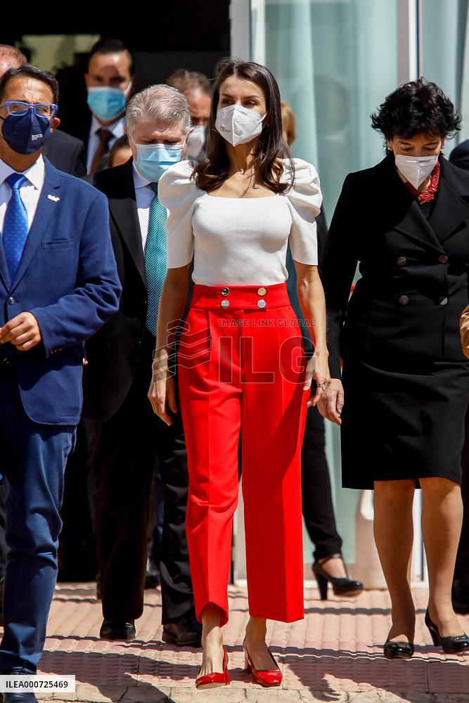 Queen Letizia At The 4th Congress About Strange Diseases - Murcia