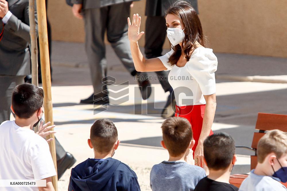 Queen Letizia At The 4th Congress About Strange Diseases - Murcia