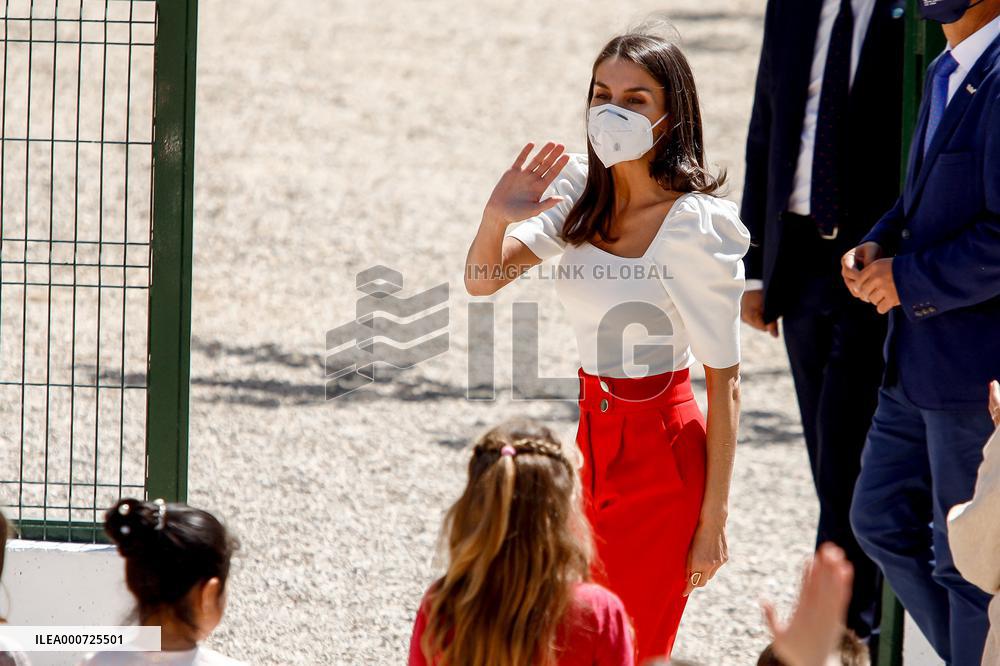 Queen Letizia At The 4th Congress About Strange Diseases - Murcia