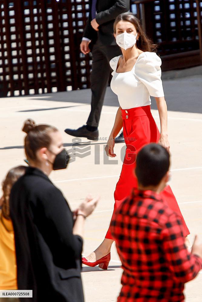 Queen Letizia At The 4th Congress About Strange Diseases - Murcia