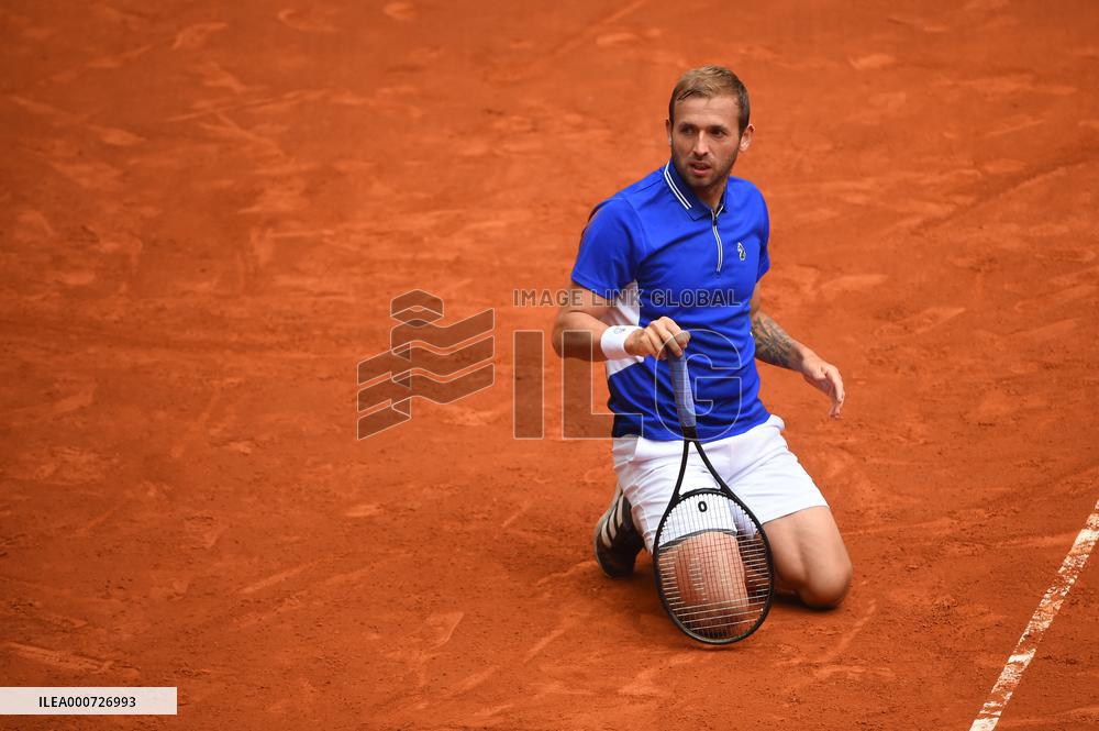 Mutua Madrid Open - Jeremy Chardy vs Dan Evans