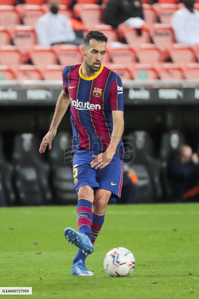 Spanish Football LIGA Valencia CF v FC Barcelona