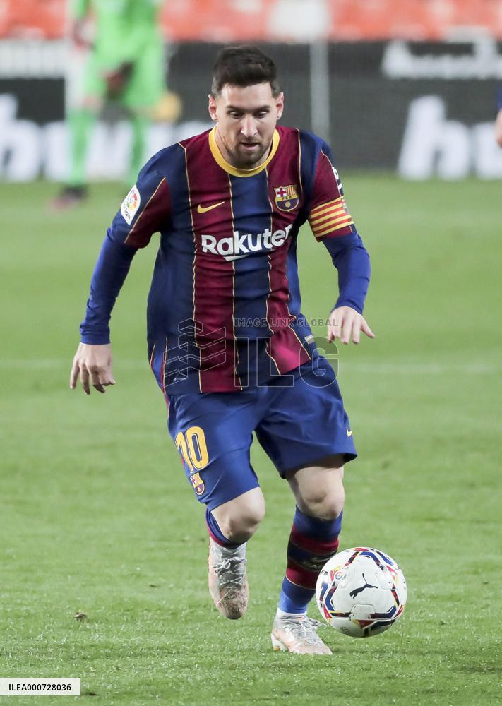 Spanish Football LIGA Valencia CF v FC Barcelona