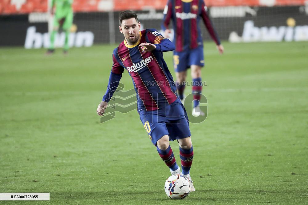 Spanish Football LIGA Valencia CF v FC Barcelona