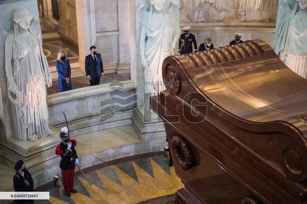 Ceremony for the bicentennial of Napoleon's death -  Paris