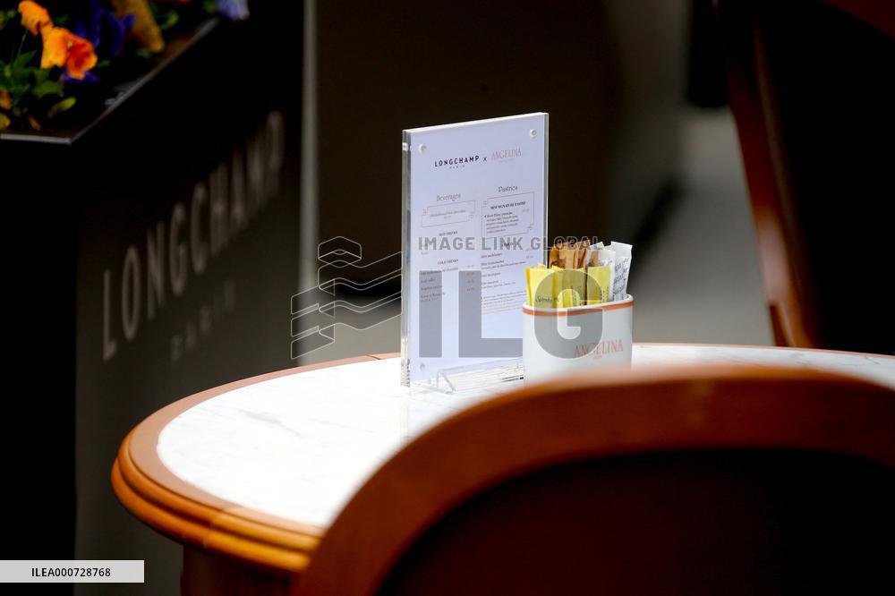 Angelina Paris And Longchamp On Fifth Avenue - NYC