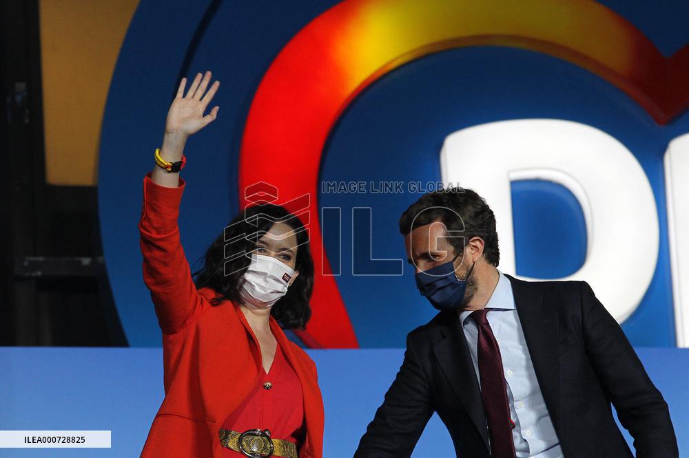 Madrid Regional Elections - Isabel Diaz Ayuso Wins