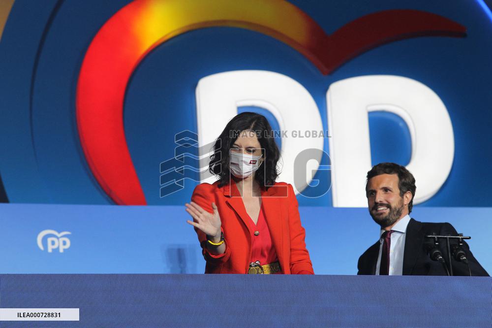 Madrid Regional Elections - Isabel Diaz Ayuso Wins