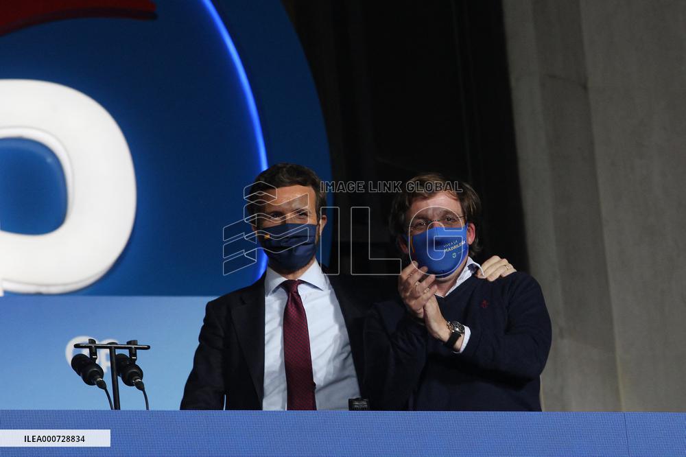 Madrid Regional Elections - Isabel Diaz Ayuso Wins