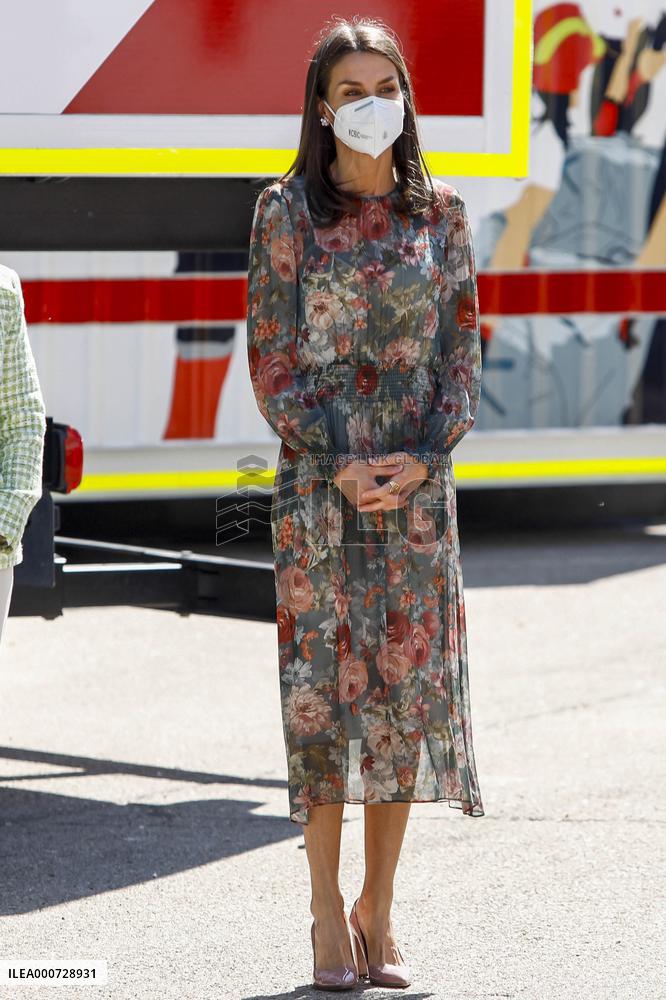 Queen Letizia At World Red Cross and Red Crescent Day 2021 - Spain