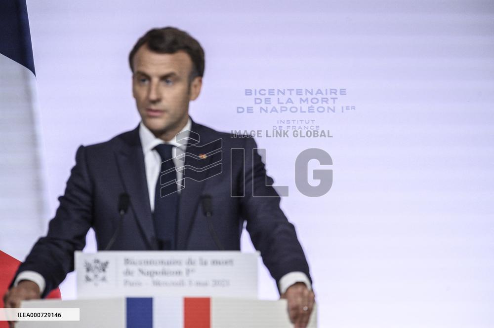 Commemoration of the 200th anniversary of Napoleon's death - Paris