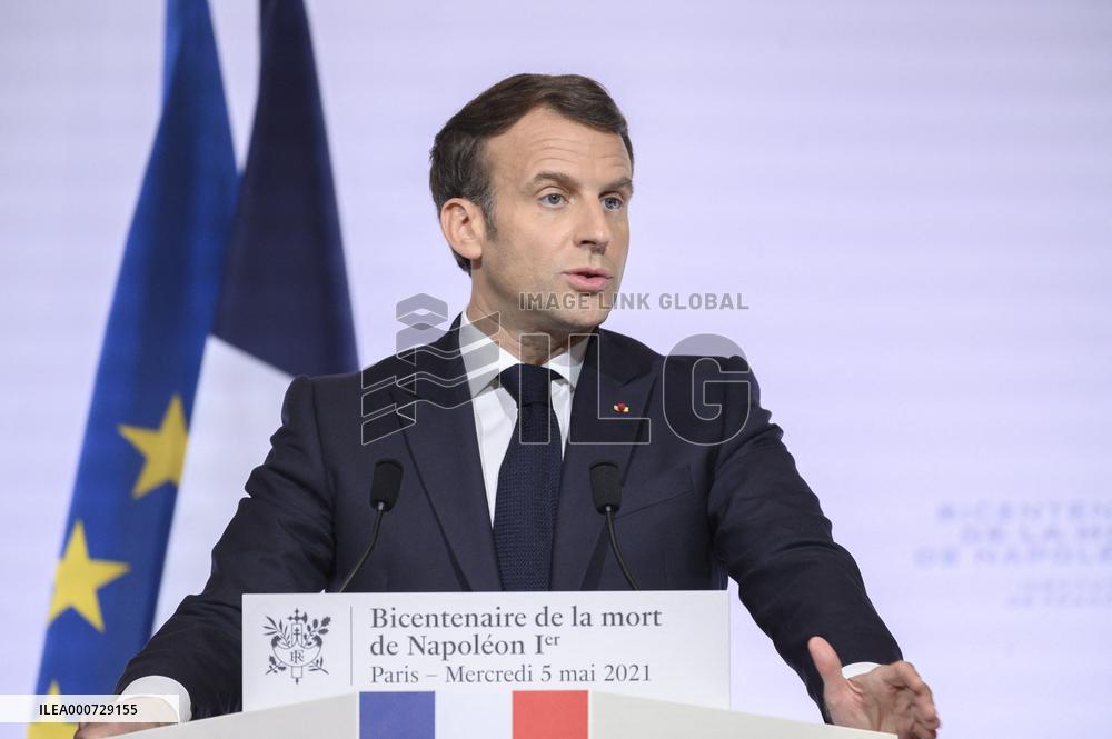 Commemoration of the 200th anniversary of Napoleon's death - Paris