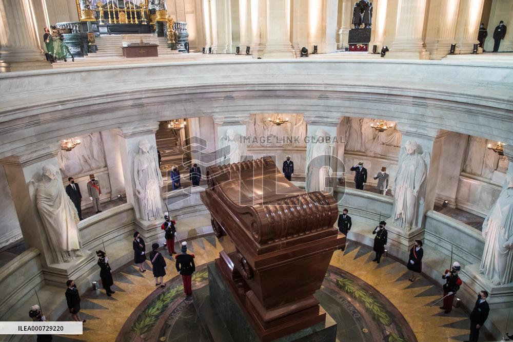 Ceremony for the bicentennial of Napoleon's death -  Paris