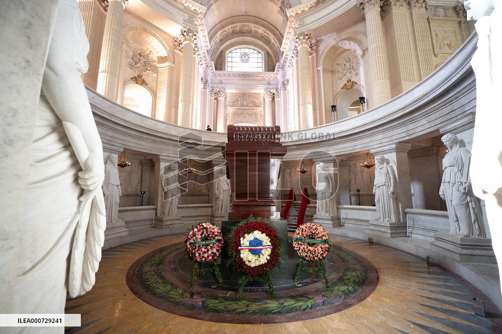 Celebration of the bicentenary of the anniversary of the death of Emperor Napoleon 1st - Paris.