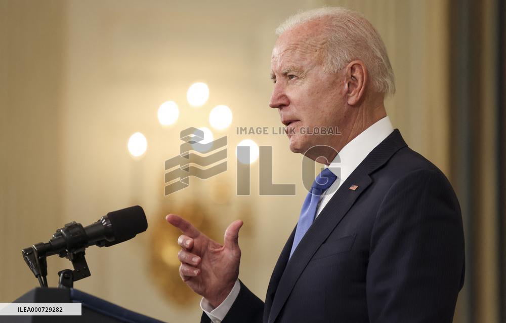 Biden speaks on American Rescue Plan from White House