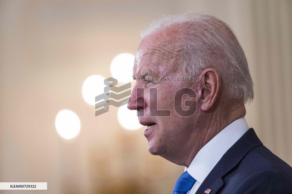 Biden speaks on American Rescue Plan from White House
